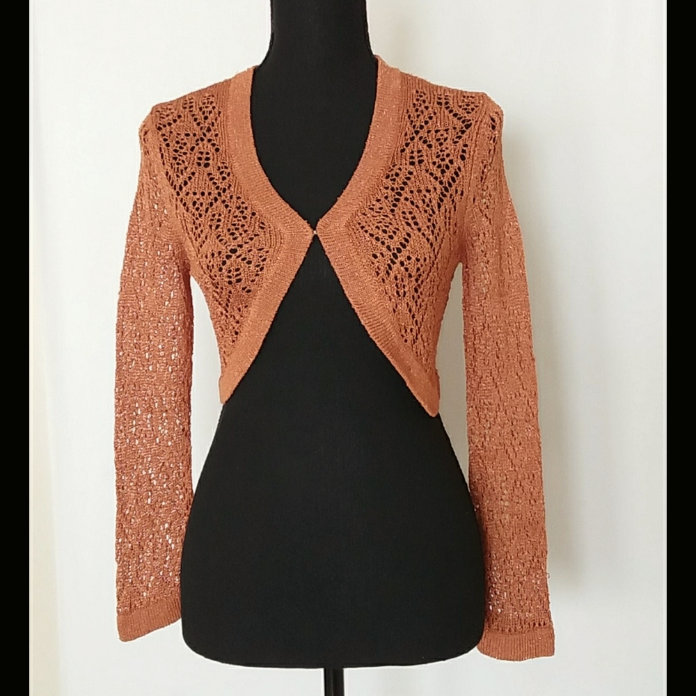 COPY - Womens Knit Crop Shrug Sweater